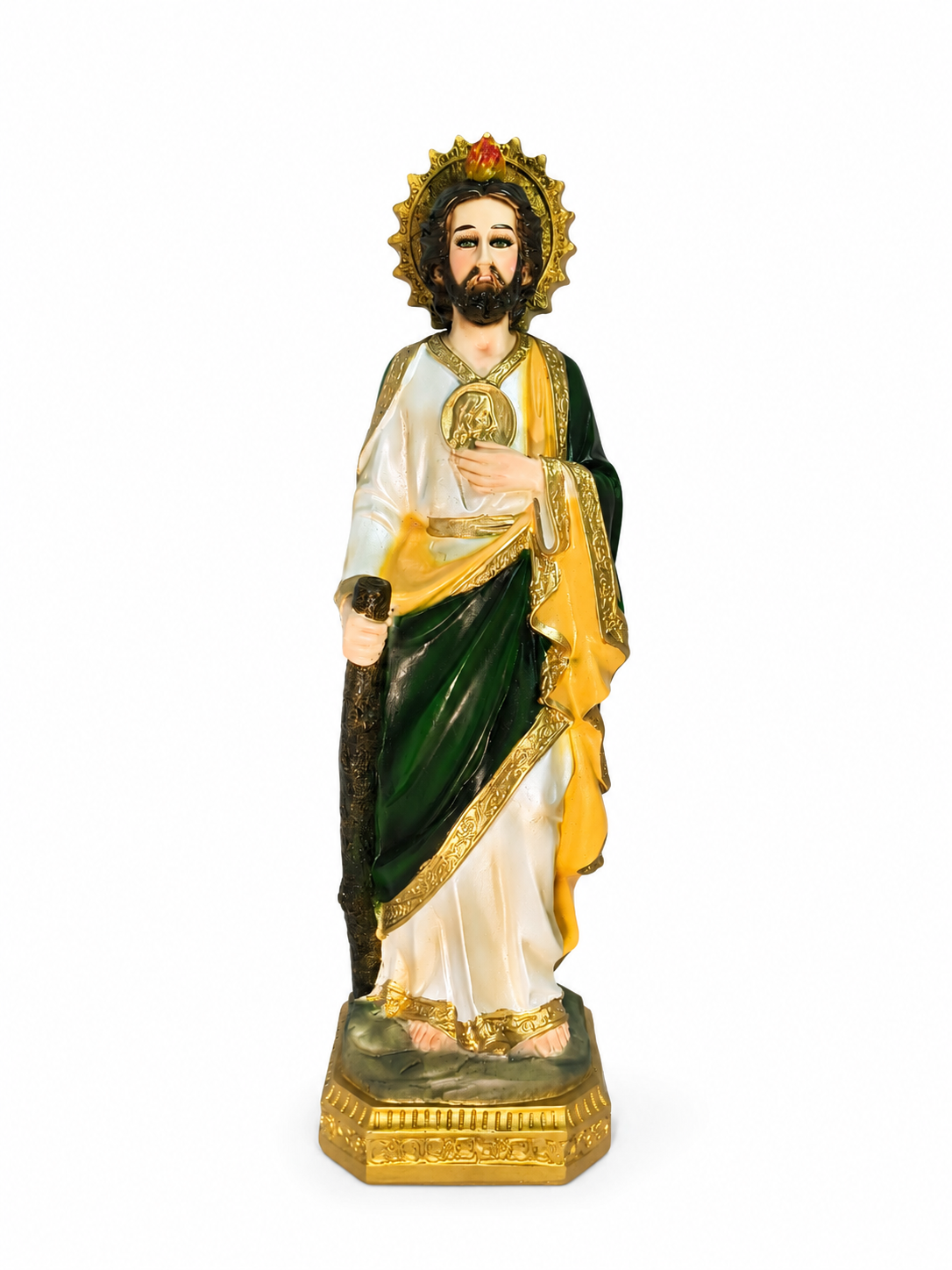 Figura de San Judas — vista completa, presentación pequeña