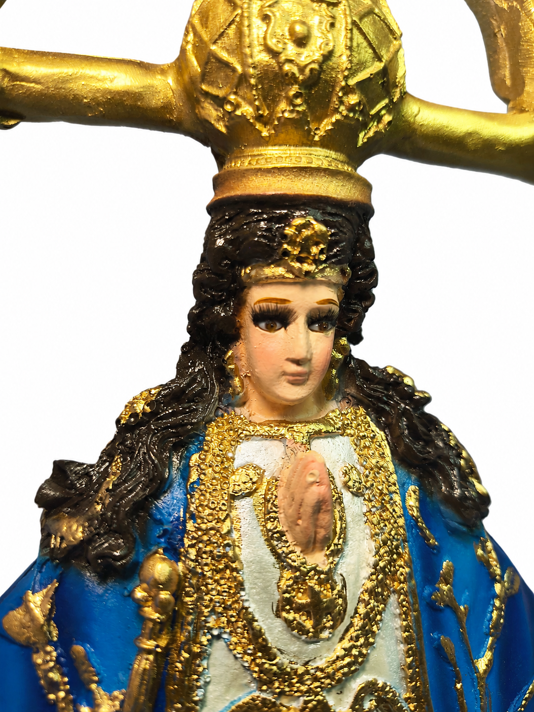 Figura de Virgen de Lagos — detalle 2